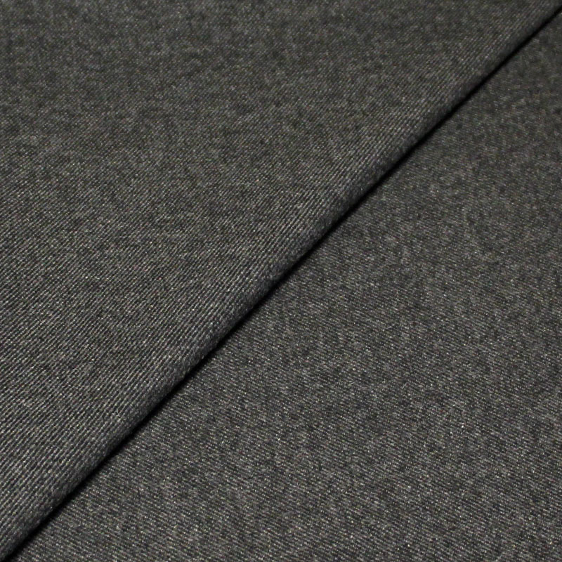 Sergé de laine poids veste - Gris (Coupon de 3.30 mètres)