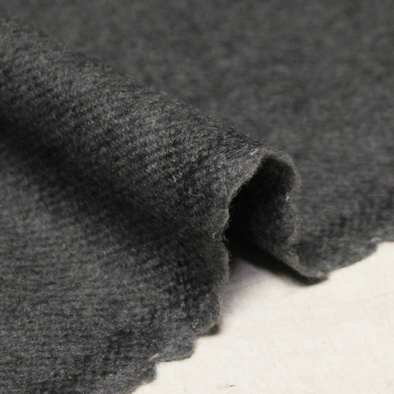 Drap de laine sergé - Gris (Coupon de 1.60 mètres)