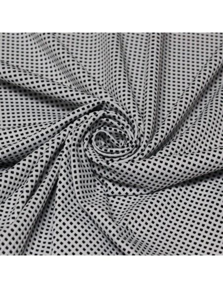 Jersey jacquard - Petits carreaux
