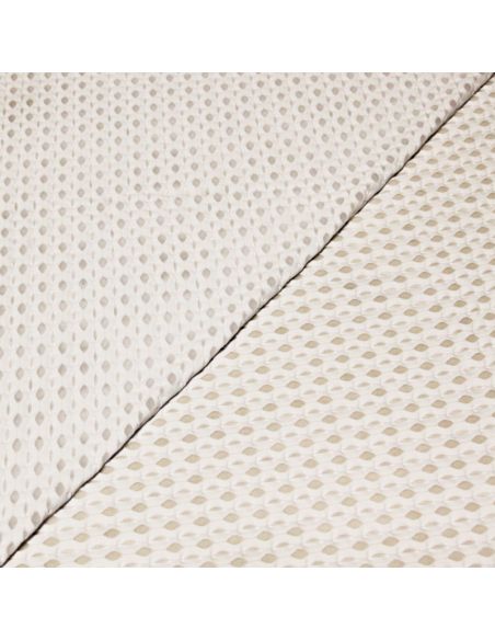 Jersey jacquard ajouré - Blanc