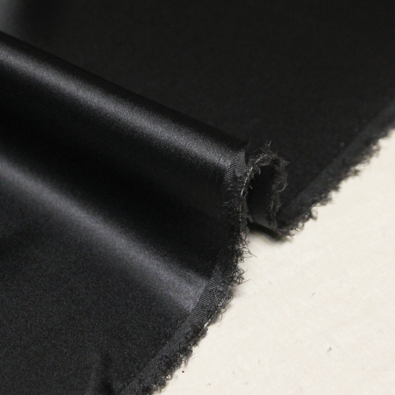 Satin de soie - Gris foncé