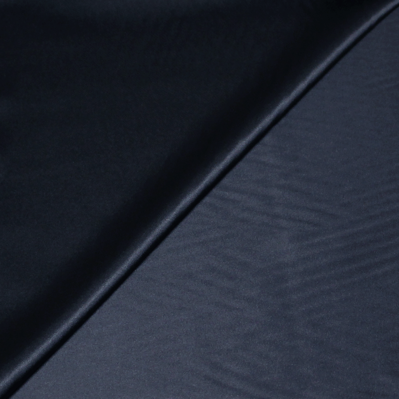 Satin de soie - Marine