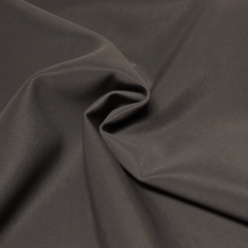 Néoprène contrecollé sur toile 100% laine - Gris & noir (Coupon de 3.20 mètres)