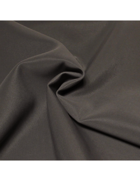 Néoprène contrecollé sur toile 100% laine - Gris & noir (Coupon de 3.20 mètres)