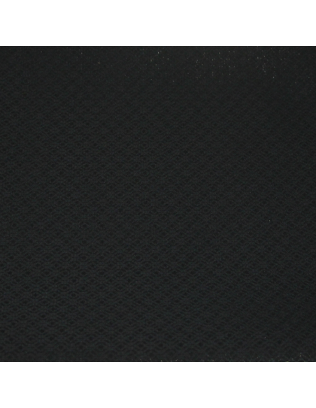 Néoprène contrecollé sur jacquard - Noir brillant (Coupon de 4 mètres)