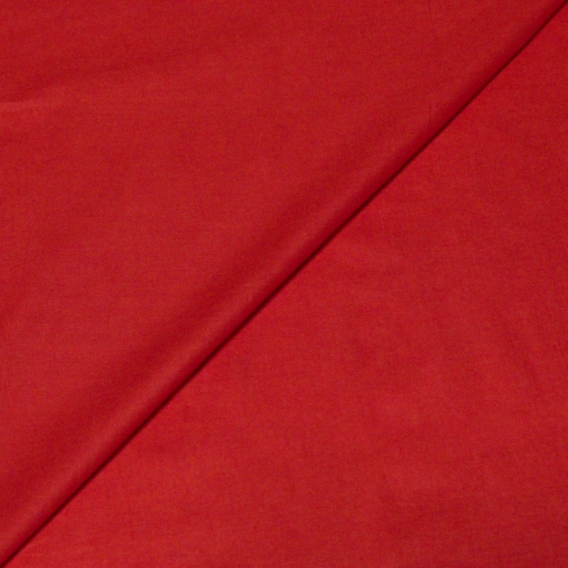 Percale 100% coton - Rouge