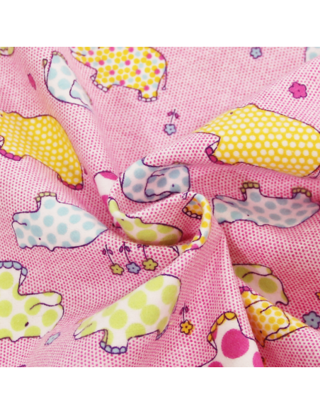 Pilou-Pilou (finette) Rhino - Rose