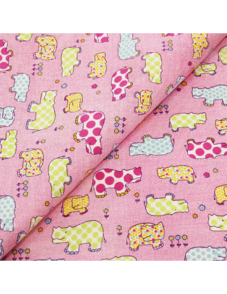 Pilou-Pilou (finette) Rhino - Rose