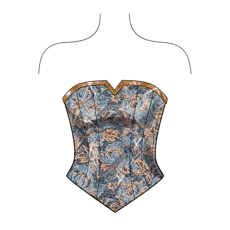 Patron New Look 6787 - Corset, pantalon et jupe