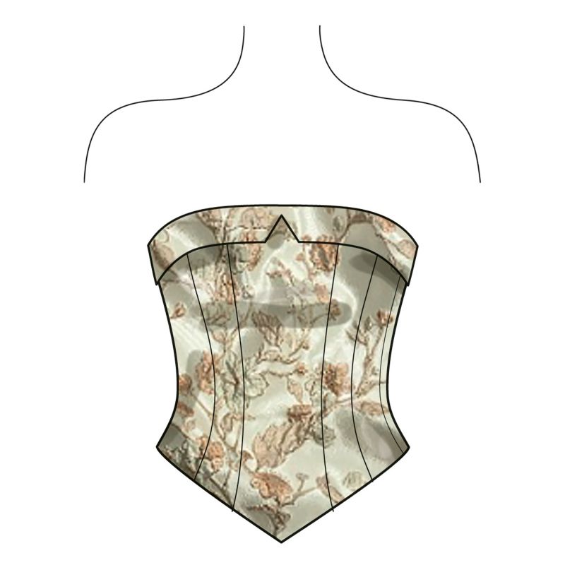 Patron New Look 6787 - Corset, pantalon et jupe