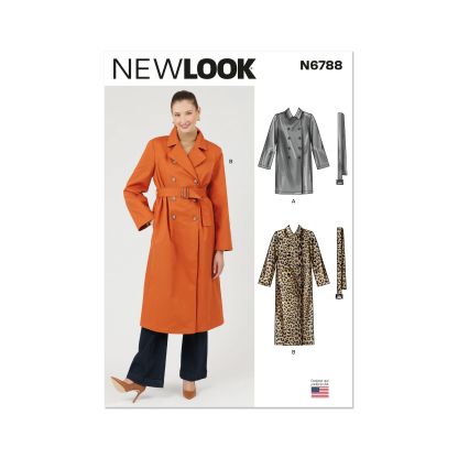 Patron New Look 6788 - Robe, haut, veste longue et pantalon