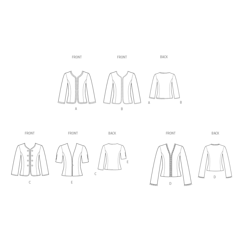 Patron New Look 6789 - Robe, tunique, haut, pantalon et jupe