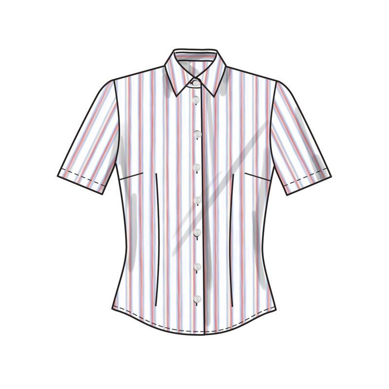 Patron New Look 6790 - Blouse ajustée à deux longueurs de manches