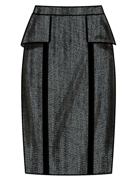 Patron New Look 6792 - Jupes crayon en trois longueurs