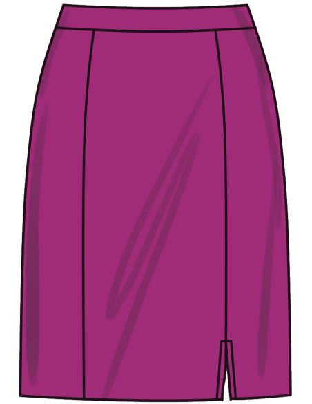 Patron New Look 6792 - Jupes crayon en trois longueurs