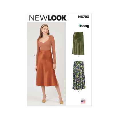 Patron New Look 6793 - Jupe en deux longueurs