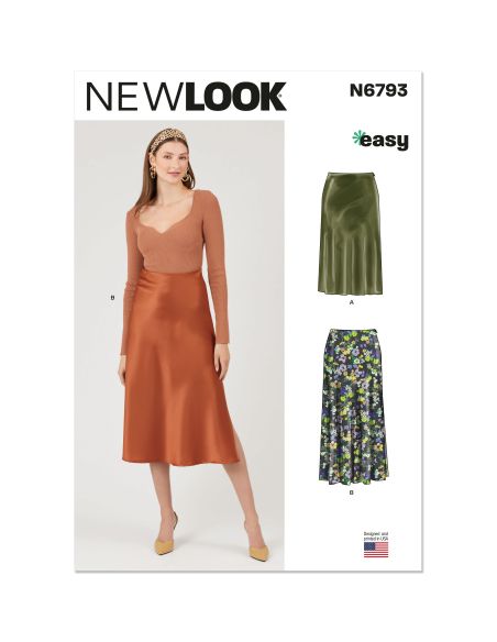 Patron New Look 6793 - Jupe en deux longueurs