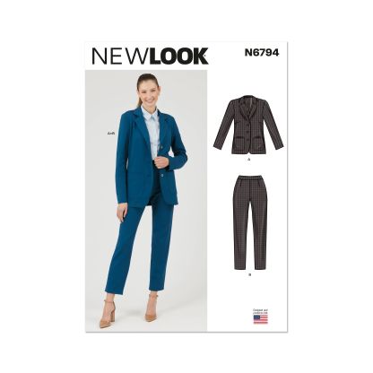 Patron New Look 6794 - Veste et pantalon