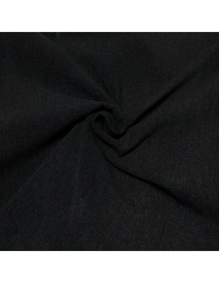 Pilor 100% coton - Caviar gris fond anthracite