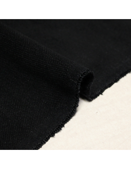 Pilor 100% coton - Caviar gris fond anthracite