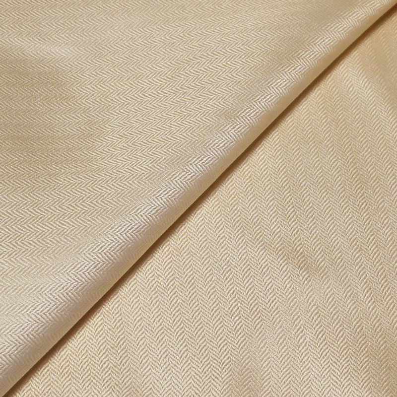Mikado 100% soie - Chevron beige