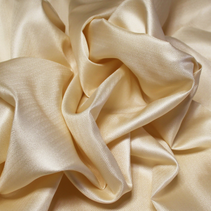 Mikado 100% soie - Chevron beige
