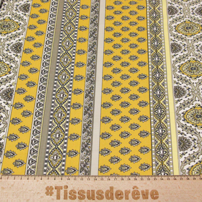 Cretonne provençale 100% coton - Soleil d'Oc