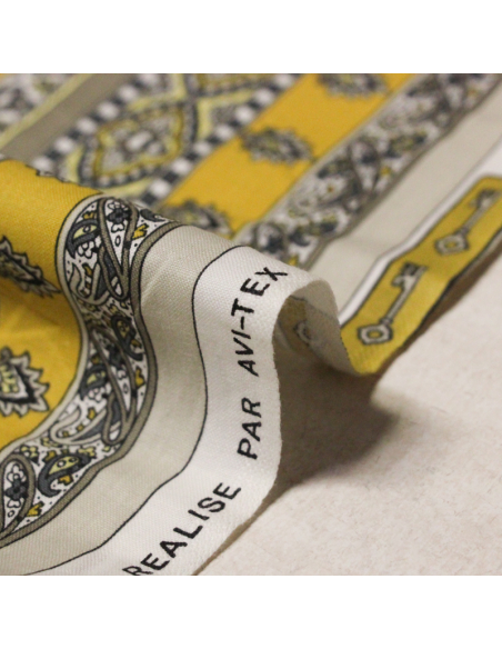 Cretonne provençale 100% coton - Soleil d'Oc