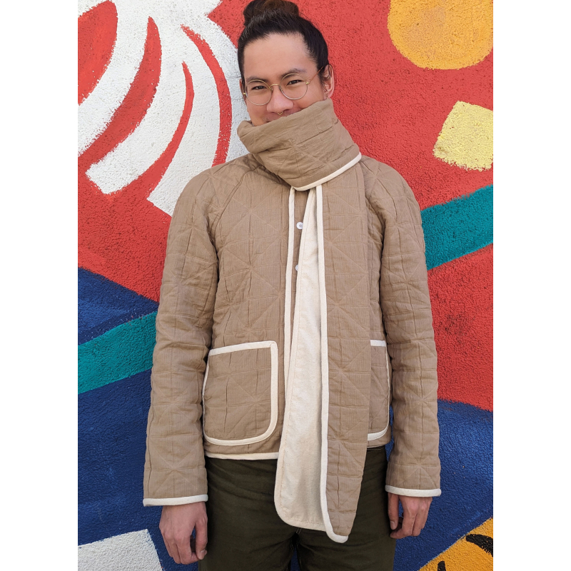 Patron KnowMe 2097.BB - Veste Homme avec Écharpe