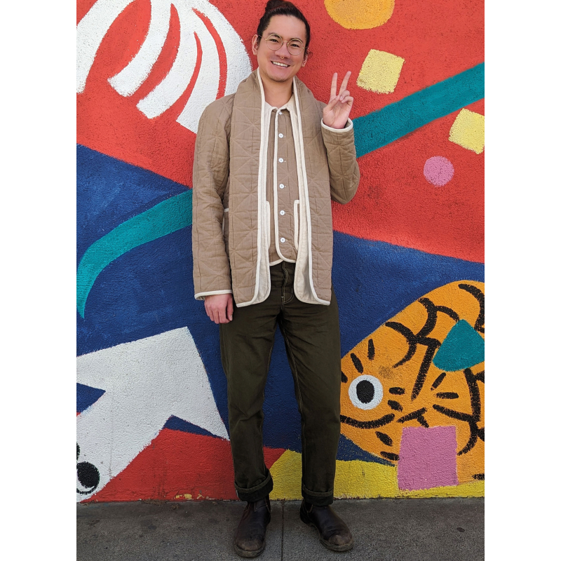 Patron KnowMe 2097.BB - Veste Homme avec Écharpe