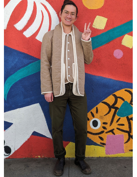 Patron KnowMe 2097.BB - Veste Homme avec Écharpe