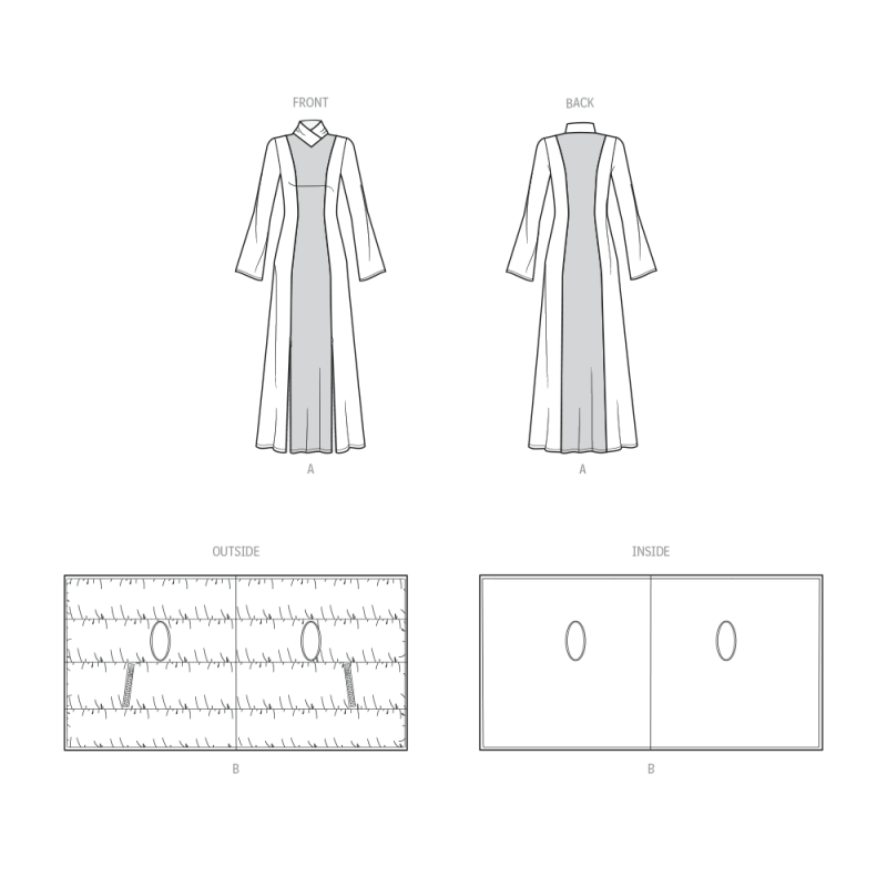 Patron KnowMe 2098.A - Robe en Maille et Gilet Écharpe Matelassé