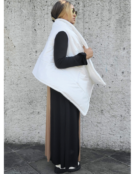 Patron KnowMe 2098.A - Robe en Maille et Gilet Écharpe Matelassé