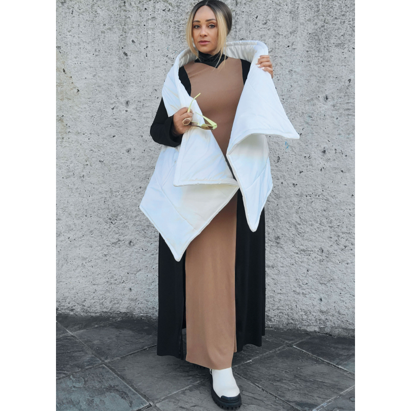 Patron KnowMe 2098.A - Robe en Maille et Gilet Écharpe Matelassé