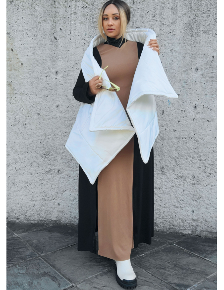 Patron KnowMe 2098.A - Robe en Maille et Gilet Écharpe Matelassé