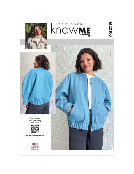 Patron KnowMe 2100.Y5 - Veste Bomber Oversize