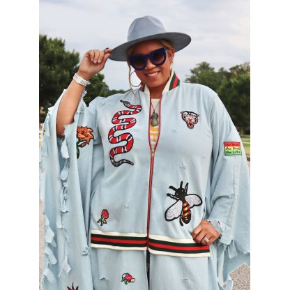 Patron KnowMe 2102.A - Cape Bomber par The Corny Rainbow 2