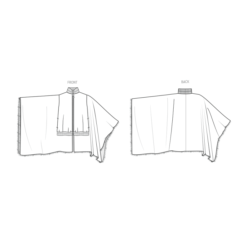 Patron KnowMe 2102.A - Cape Bomber par The Corny Rainbow