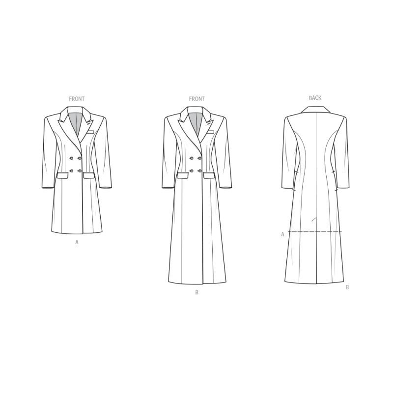 Patron KnowMe 2103.K5 - Manteau doublé en deux longueurs par Beaute' J'Adore