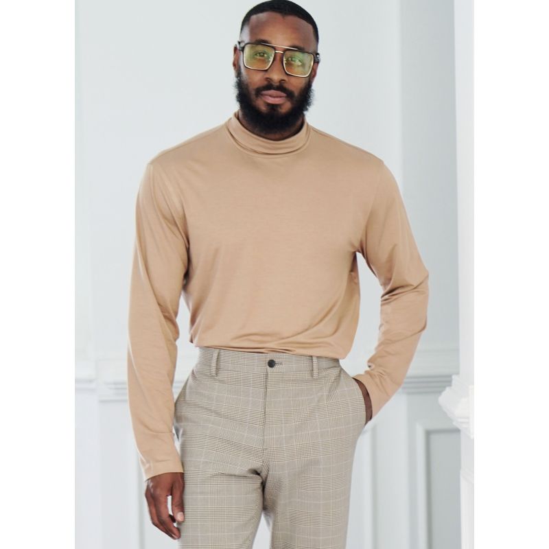 Patron KnowMe 2105.AA - Pull à col roulé et cardigan pour hommes