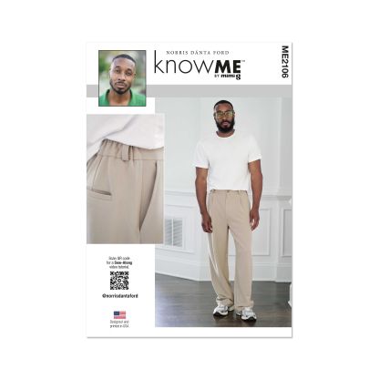 Patron KnowMe 2106.AA - Patron KnowMe n°2106 - Pantalon pour hommes