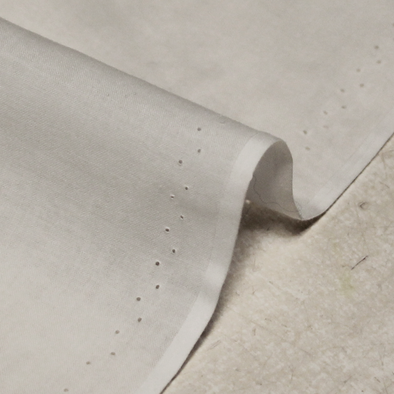 Broderie anglaise 100% coton - Fleuri banc optique à sequin