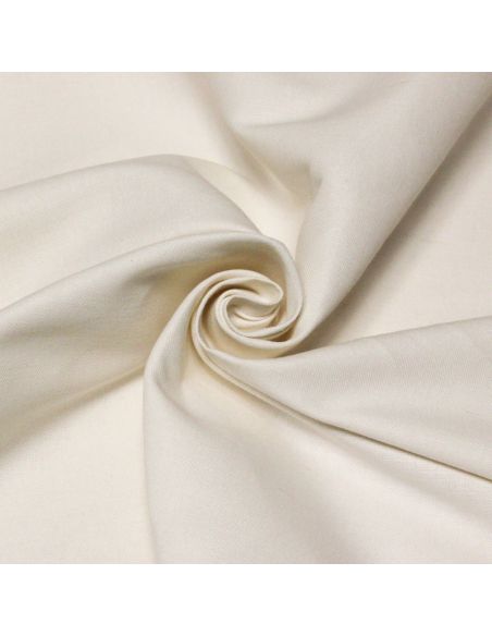 Étoffe 100% lin canevas - Blanc cassé