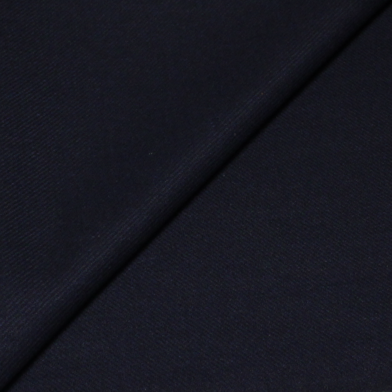 Drap de laine sergé - Marine