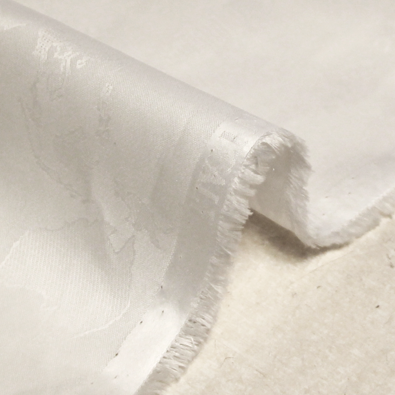 Bazin 100% coton - Carte du monde blanc optique