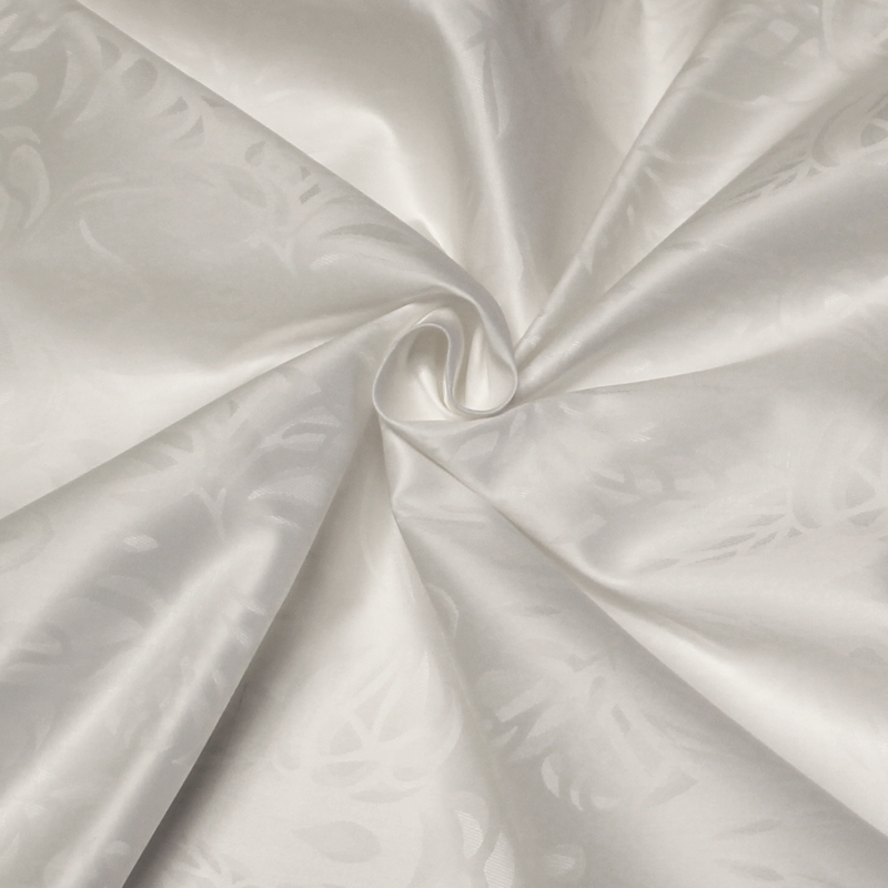 Bazin 100% coton - Motif abstrait blanc optique