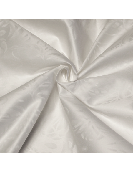 Bazin 100% coton - Motif abstrait blanc optique