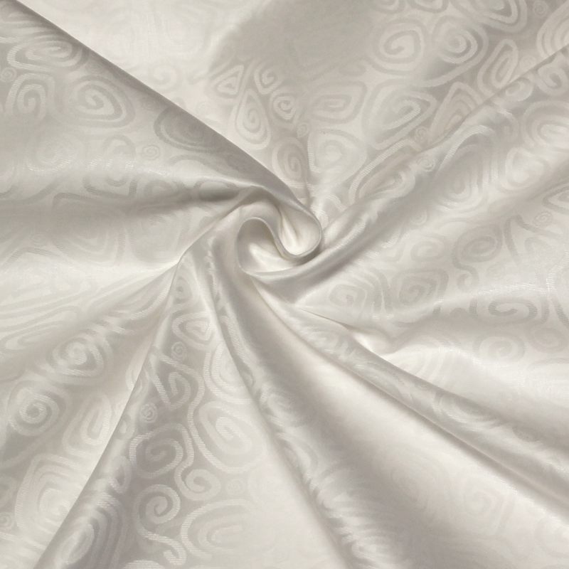 Bazin 100% coton - Tourbillon blanc optique