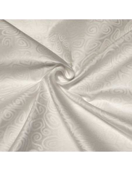 Bazin 100% coton - Tourbillon blanc optique