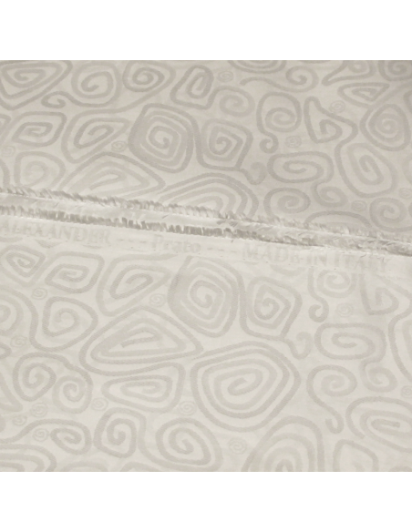 Bazin 100% coton - Tourbillon blanc optique